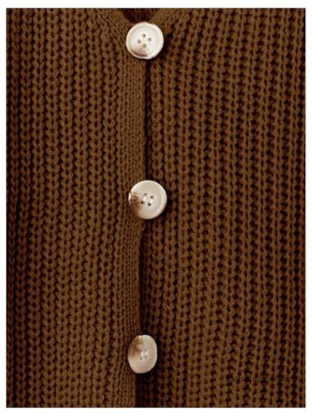 Sleeveless V Neck Button Up Knitted Sweater Vest Pullover Tank Top - Picture 2 of 3